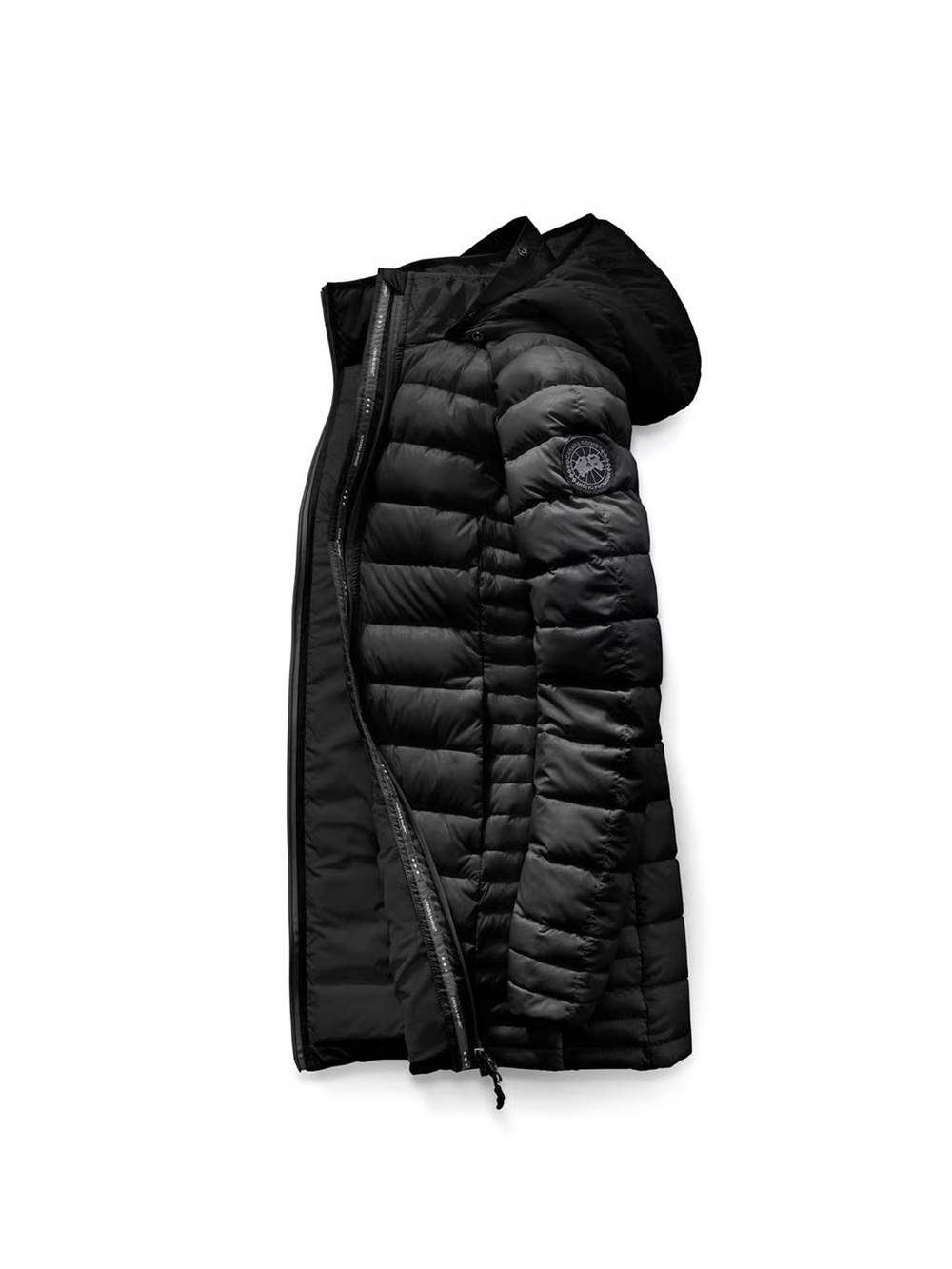 Canada Goose Brookvale Hooded Coat Black Label - Women's